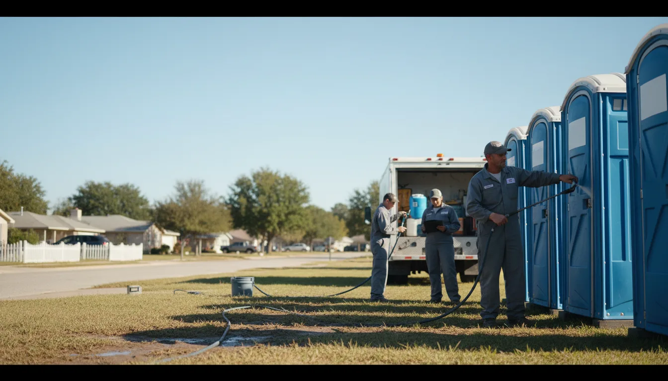Long-Term Portable Toilet Rental in Hardin, TX near me
